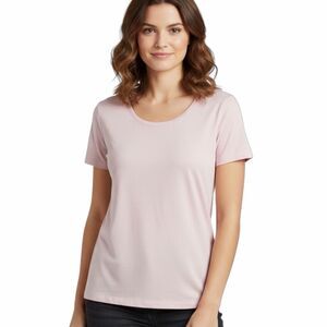 EDDIE BAUER Women’s Pink Short Sleeve Crew Neck Performance T-Shirt Size Small